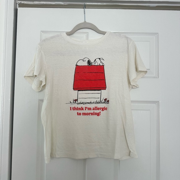 Never Worn Redone Snoopy Tee - Picture 2 of 5